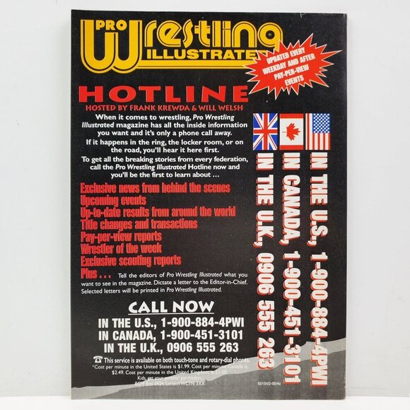 Inside Wrestling Magazine Shawn Michaels Dudley Boyz Sept. 2000 VTG Unread Stock - Picture 9 of 9